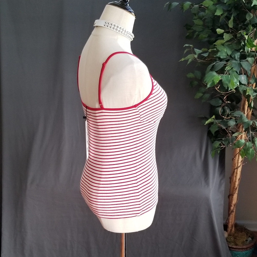 NEW!2 pack L pink & tan tank tops - Picture 6 of 13